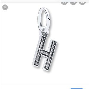 Pandora H Charm